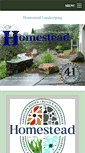Mobile Screenshot of homesteadlandscaping.com